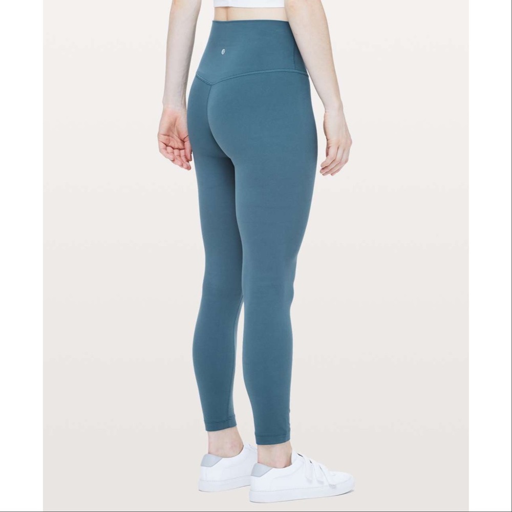 NWT Lululemon Align Pant II 25" or 7/8 Leggings in Petrol Blue